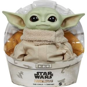 Star Wars Grogu Plush Toy, 11-in The Child Character from The Mandalorian